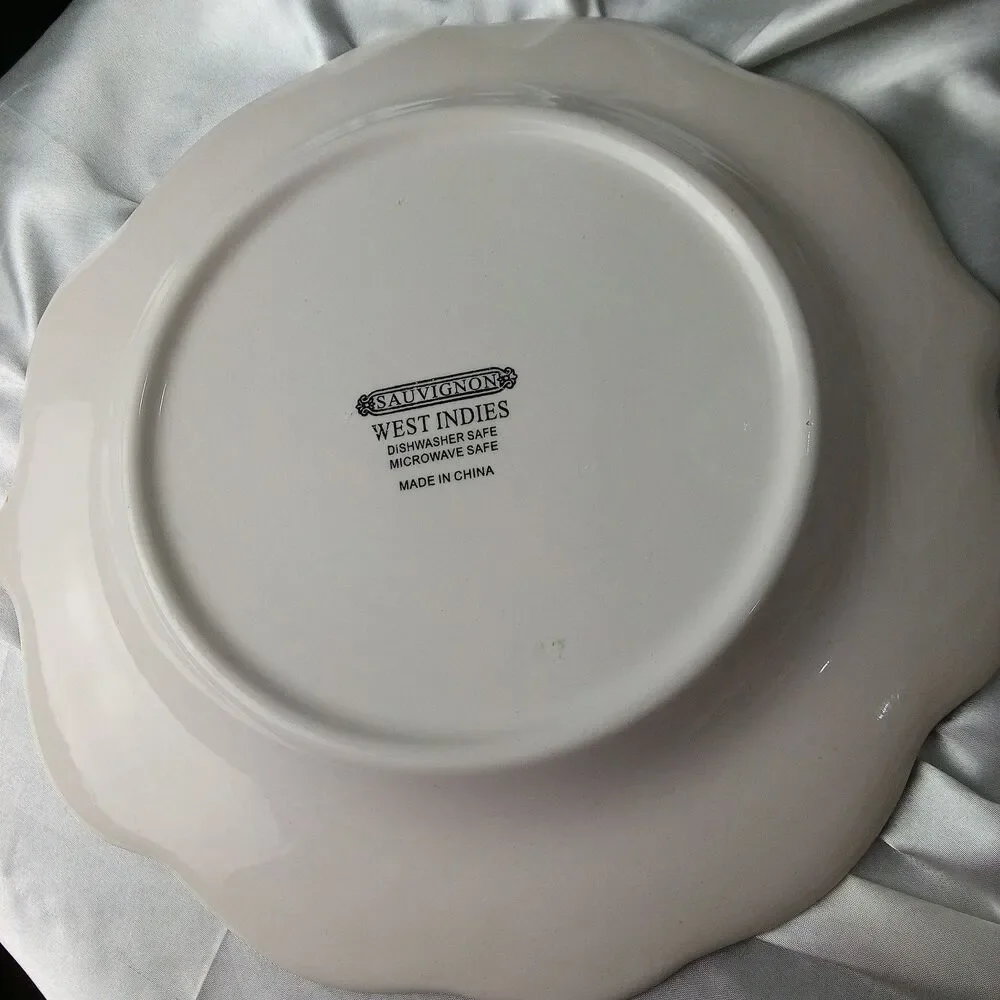 SAUVIGNON WEST INDIES DINNER PLATE & BOWL SET FOR 4